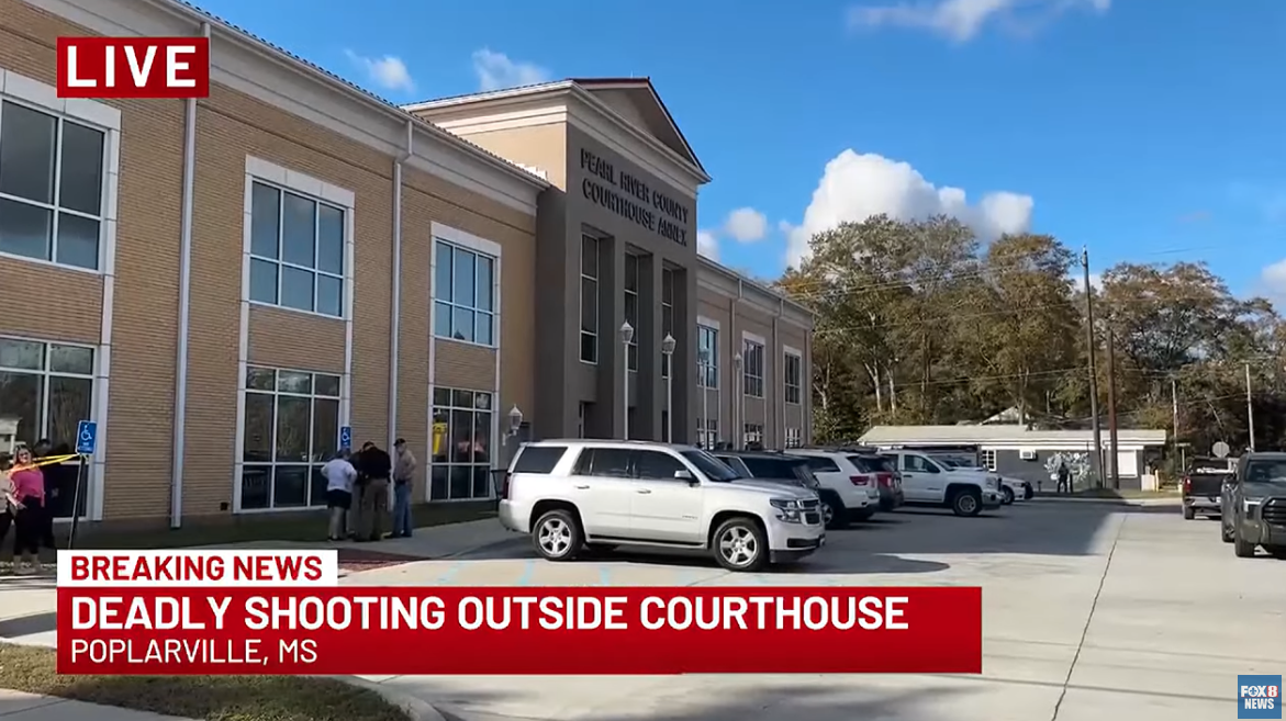 Mississippi woman murders husband outside of courthouse